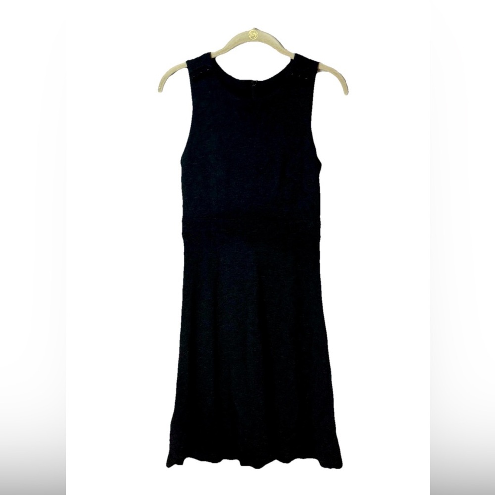 NEW LOFT Knit Crew Neck Dress with Button Detail Size 2P